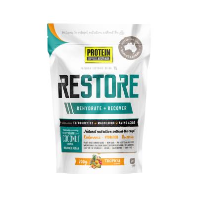 Protein Supplies Australia Restore Tropical 200g